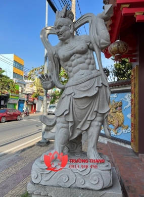 Tượng Kim Cang Bằng Đá Xám _điêu khắc tượng đá